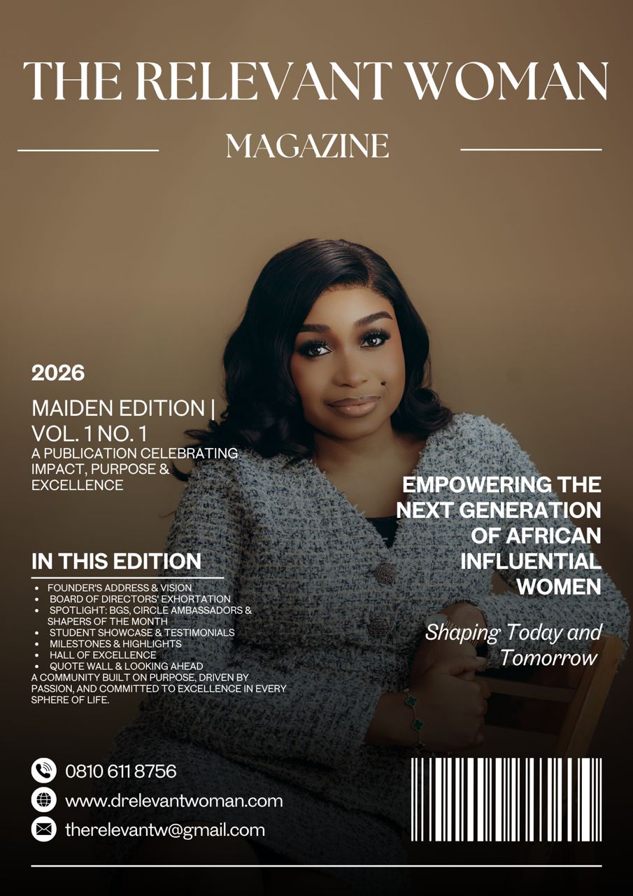 The Relevant Woman Magazine Cover